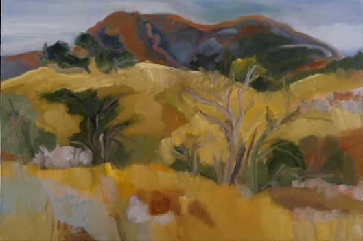 Marsha Connell-August Afternoon, Mt. St. Helena-oil-24x36" 2009